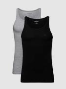 Emporio Armani Tanktop aus Baumwolle im 2er-Pack in Anthrazit Melange,...