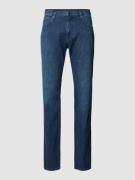 Emporio Armani Regular Fit Jeans mit Label-Applikation in Blau, Größe ...