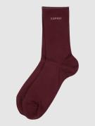 Esprit Socken im 2er-Pack in Bordeaux, Größe 39/42