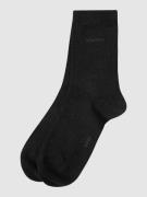 Esprit Socken mit Label-Stitching im 2er-Pack in Anthrazit Melange, Gr...