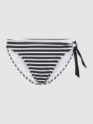 Esprit Bikini-Hose mit Streifenmuster Modell 'RCS mini brief' in Black...