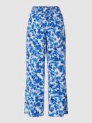 Esprit Stoffhose mit Allover-Muster in Hellblau, Größe 38