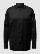 Eton Regular Fit Business-Hemd aus Twill in Black, Größe 42