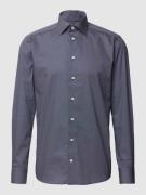 Eton Slim Fit Business-Hemd aus Twill in Marine, Größe 38