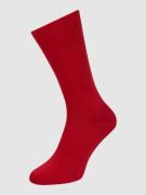 Falke Socken mit elastischen Rippenbündchen Modell 'Family SO' in Rot,...