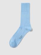 Falke Socken mit Woll-Anteil Modell 'ClimaWool' in Blau, Größe 43/44