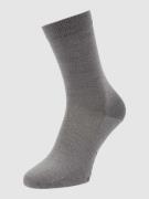 Falke Socken mit Stretch-Anteil Modell Softmerino in Hellgrau, Größe 3...