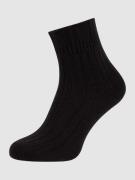 Falke Socken mit Kaschmir-Anteil Modell 'Bedsock' in Black, Größe 35/3...