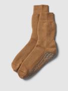 Falke Socken mit rutschfester Sohle in Camel, Größe 39/42