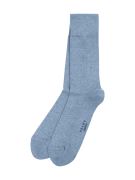 Falke Socken im 2er-Pack in Jeansblau Melange, Größe 39-42