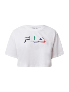 FILA Cropped T-Shirt aus Baumwolle Modell 'Boituva' in Weiss, Größe M
