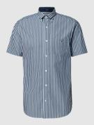 Gant Regular Fit Freizeithemd mit Streifenmuster in Jeansblau, Größe S