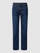 Gant Regular Fit Jeans mit 5-Pocket-Design in Marine, Größe 34/32