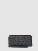 Guess Portemonnaie mit Allover-Logo-Muster Modell 'BRENTON' in Black, ...