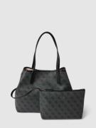 Guess Handtasche mit Allover-Logo-Muster Modell 'VIKKY' in Graphit, Gr...