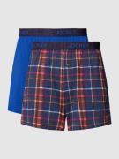 Jockey Boxershorts im 2er-Pack mit elastischem Label-Bund in Royal, Gr...