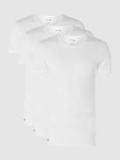 Lacoste Slim Fit T-Shirt aus Baumwolle im 3er-Pack in Weiss, Größe XXL