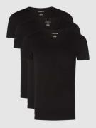 Lacoste T-Shirt aus Baumwolle im 3er-Pack in Black, Größe L