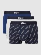 Lacoste Trunks mit Stretch-Anteil im 3er-Pack in Marine, Größe L