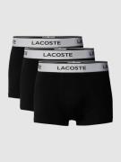 Lacoste Trunks mit Label-Schriftzug in Black, Größe L