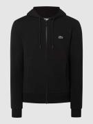 Lacoste Classic Fit Sweatjacke mit Kapuze in Black, Größe L