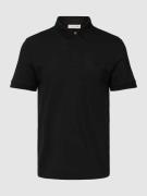 Lacoste Poloshirt mit Logo-Stitching in Black, Größe XS