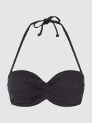 LASCANA PLUS SIZE Bikini-Oberteil in Bandeau-Form in Black, Größe 38/C