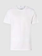 Les Deux T-Shirt aus Baumwolle Modell 'Marais' in Weiss, Größe XXL