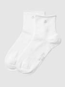 Marc O'Polo Socken mit Label-Detail im 2er-Pack Modell 'Natali' in Wei...