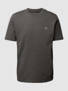 Marc O'Polo T-Shirt mit Label-Print in Anthrazit, Größe M