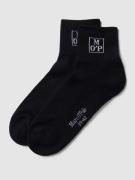 Marc O'Polo Socken mit Label-Detail im 2er-Pack Modell 'Maxi' in Black...