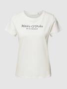 Marc O'Polo T-Shirt mit Label-Print Modell 'MIX N MATCH' in Offwhite, ...