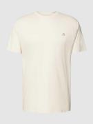 Marc O'Polo T-Shirt aus reiner Baumwolle in Offwhite, Größe L