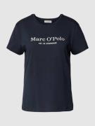 Marc O'Polo T-Shirt mit Label-Print in Marine, Größe XS