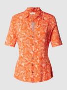 Marc O'Polo T-Shirt mit Allover-Print in Orange, Größe S