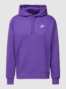 Nike Hoodie mit Label-Stitching Modell 'NSW CLUB' in Violett, Größe XX...