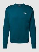 Nike Sweatshirt mit Label-Stitching in Petrol, Größe XXL