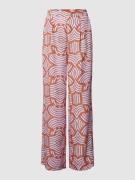 Oilily Wide Leg Stoffhose mit grafischem Muster Modell 'POLLOCK' in Fl...