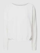 OPUS Sweatshirt mit Strukturmuster Modell 'Gilora' in Offwhite, Größe ...