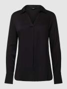 OPUS Bluse im unifarbenen Design Modell 'Fangi' in Black, Größe 38