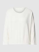 OPUS Sweatshirt mit elastischem Bund Modell 'Suzzina' in Offwhite, Grö...