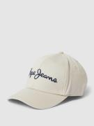 Pepe Jeans Basecap mit Label-Stitching Modell 'WALLY' in Mittelgrau, G...