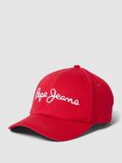 Pepe Jeans Basecap mit Label-Stitching Modell 'WALLY' in Rot, Größe On...