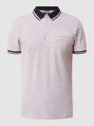 Pierre Cardin Poloshirt aus Piqué in Rose, Größe S