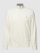 Polo Ralph Lauren Sweatshirt mit Stehkragen und Reißverschluss in Ecru...
