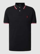 Polo Ralph Lauren Poloshirt mit Kontraststreifen in Black, Größe XS