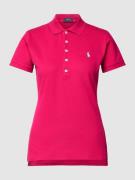 Polo Ralph Lauren Slim Fit Poloshirt mit Label-Stitching Modell 'JULIE...
