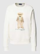 Polo Ralph Lauren Sweatshirt mit Motiv-Print Modell 'BEAR' in Hellgelb...