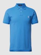 Polo Ralph Lauren Slim Fit Poloshirt mit Logo-Stitching in Blau, Größe...