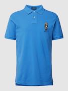 Polo Ralph Lauren Regular Fit Poloshirt mit Motiv-Stitching in Bleu, G...